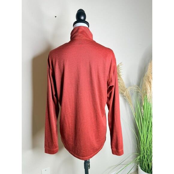 VTG Patagonia Capilene Lightweigh Quarter Zip-Neck Top M/L Red Baselayer USA - Picture 4 of 6